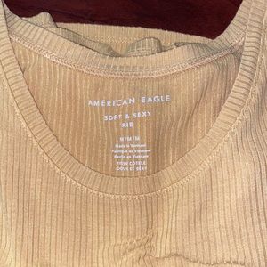 American eagle ribbed tank top